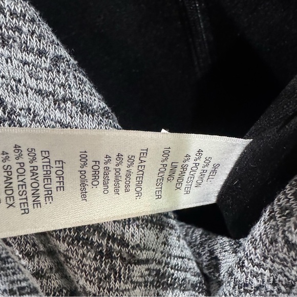 WHBM  3/4 sleeve heather gray wrap/ blouson dress ❤️ - Picture 3 of 7